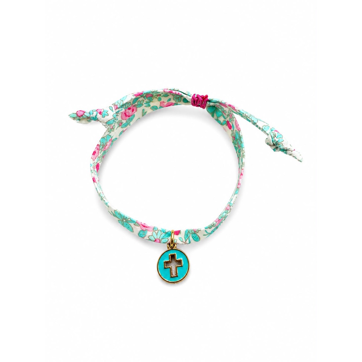 Pulsera Liberty Cruz Turquesa – LouLou