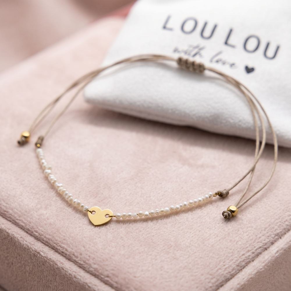 Collar Corazón y Perlitas – LouLou