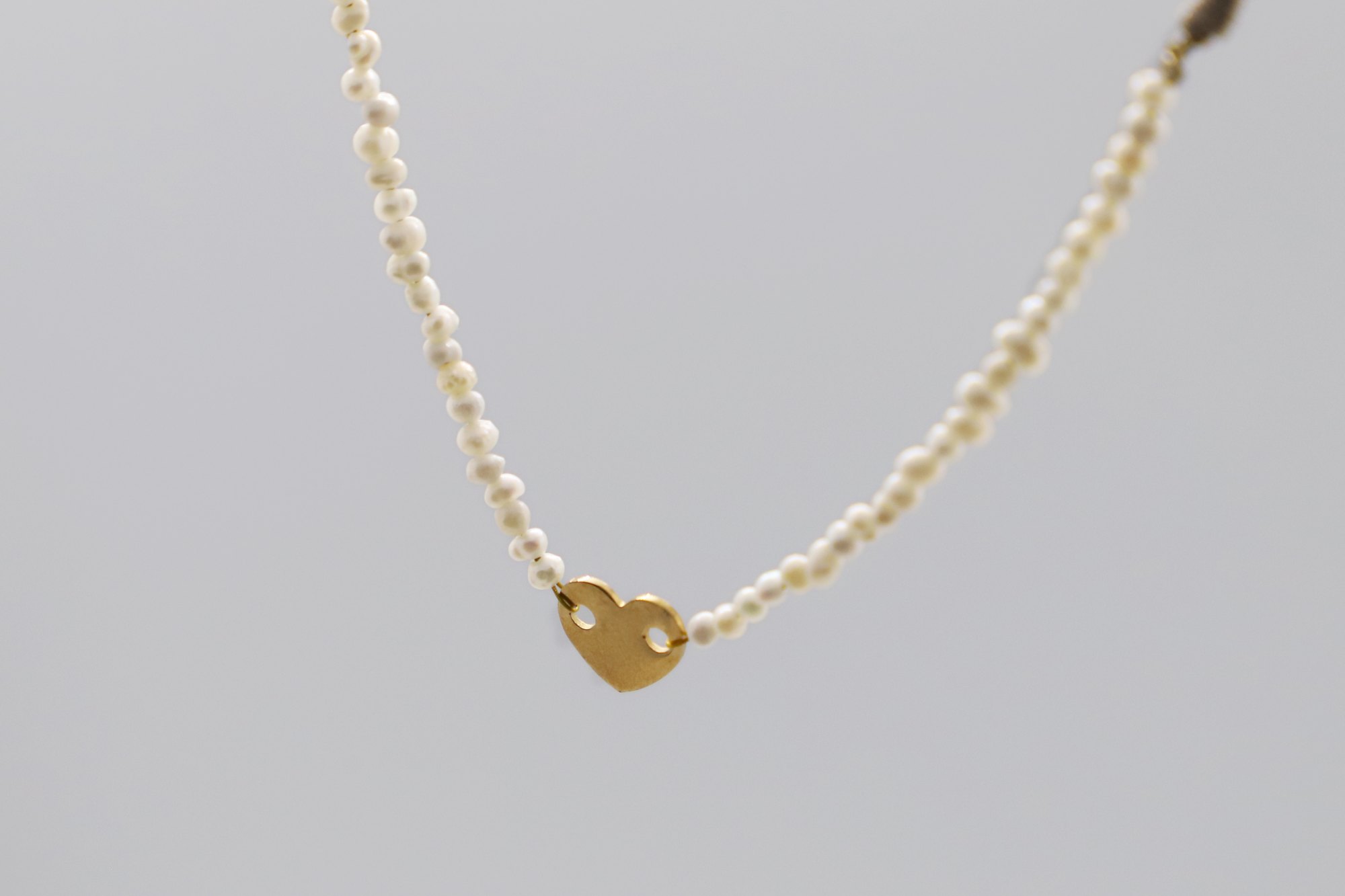 Collar Corazón y Perlitas – LouLou