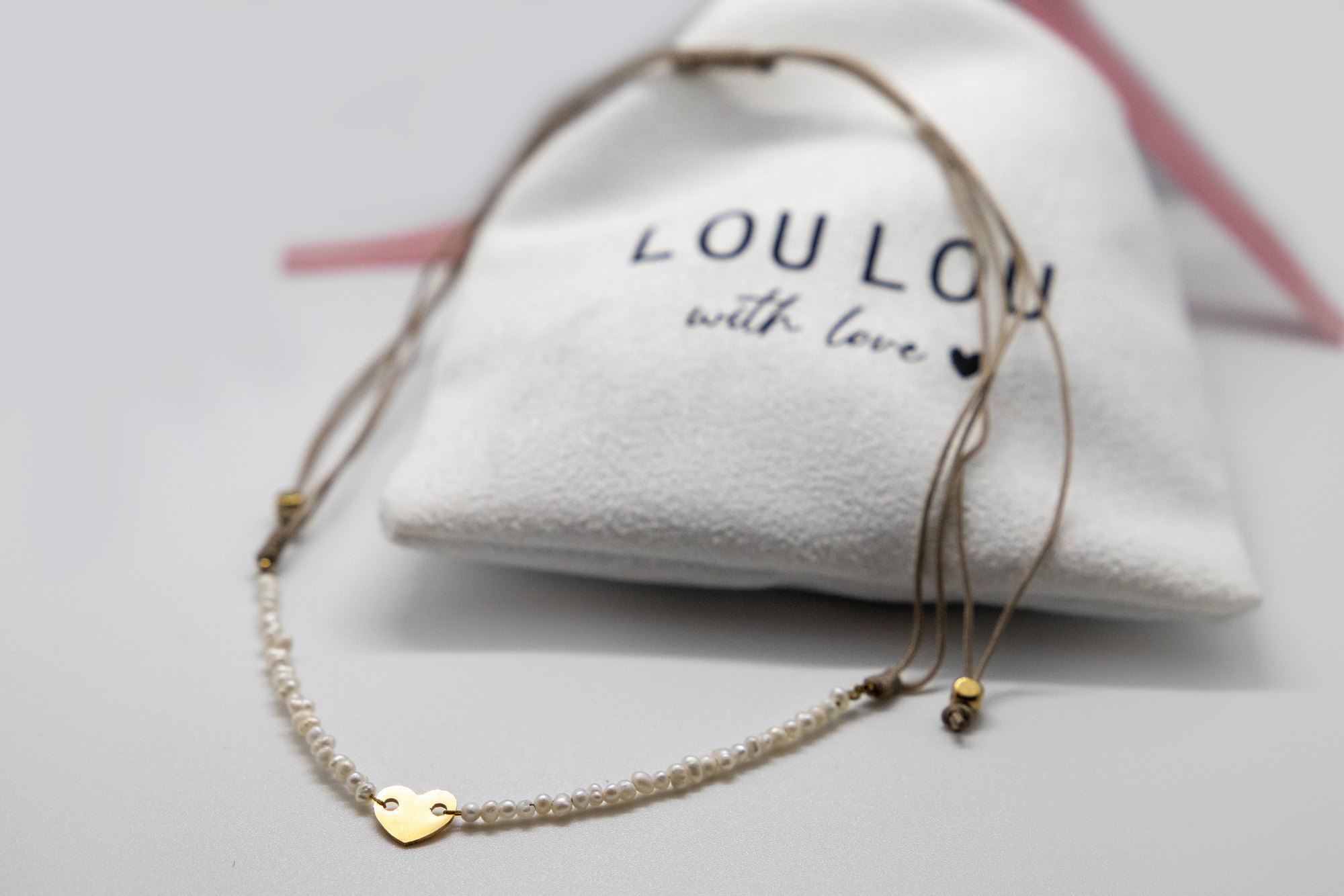 Collar Corazón y Perlitas – LouLou