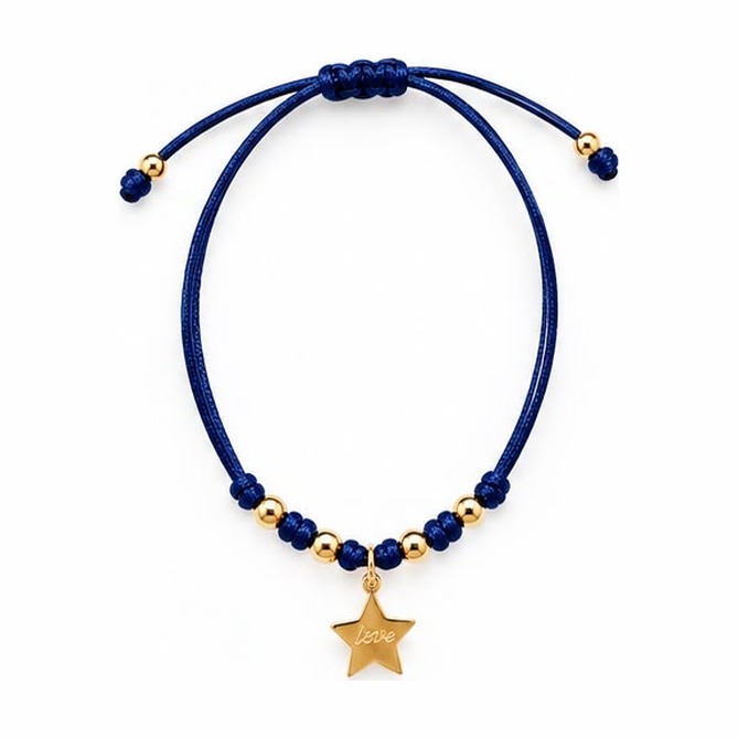 Pulsera Estrella Love azul marino – LouLou
