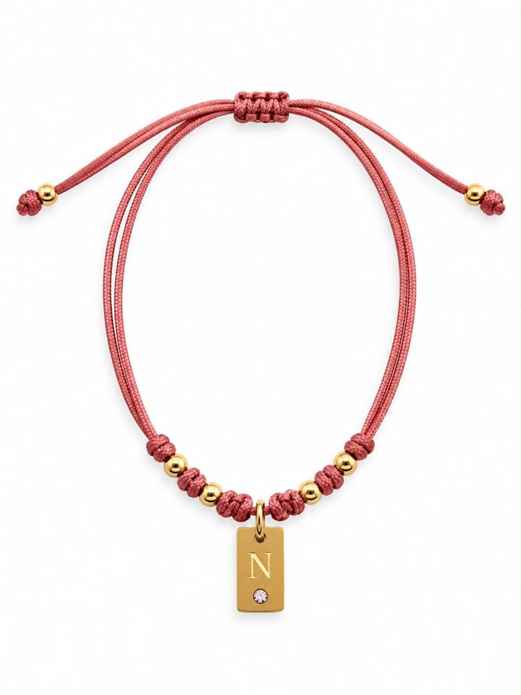 Pulsera Inicial con Placa – LouLou
