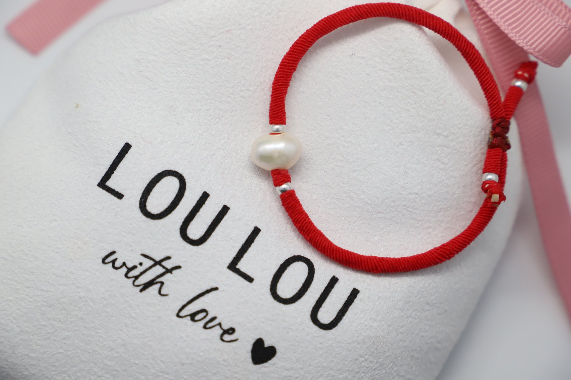 Pulsera Perla y Cordón – LouLou