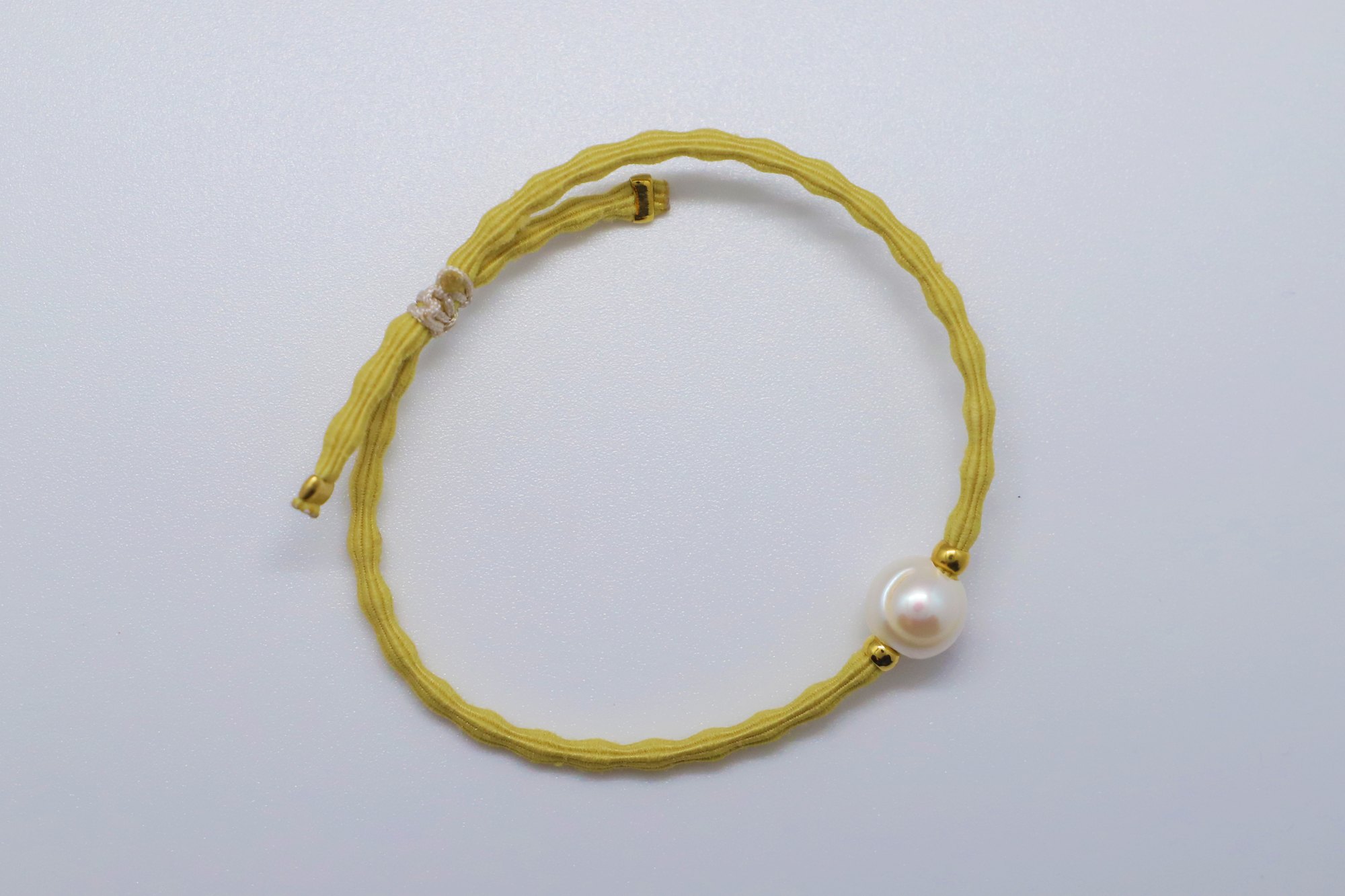 Pulsera Perla Mostaza – LouLou