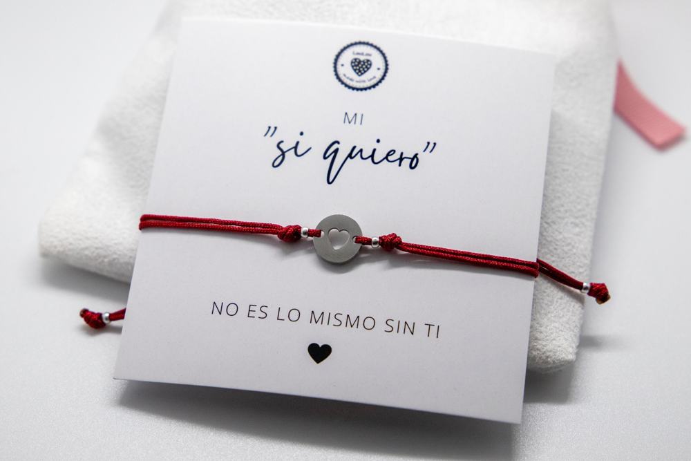 Pulsera Mi “sí quiero” · Corazón – LouLou