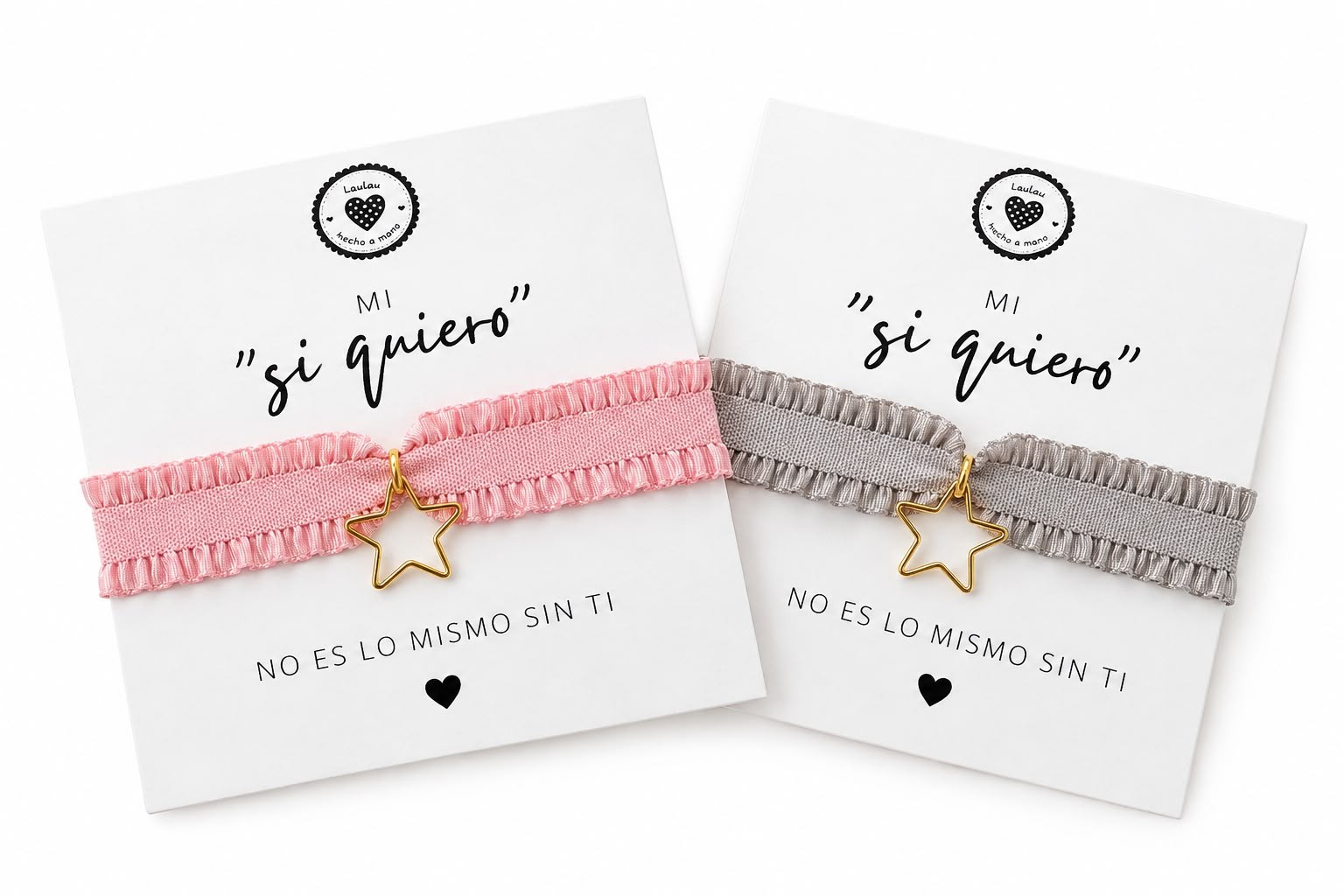 Pulsera Mi “sí quiero” · Estrella Calada – LouLou